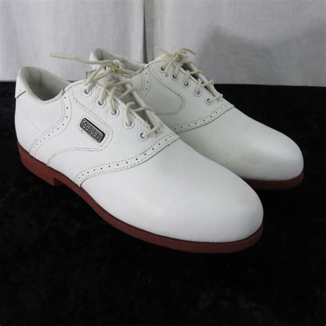 Vintage Footjoy Dryjoys Golf Shoes Womens 7 Sympatex White Etsy