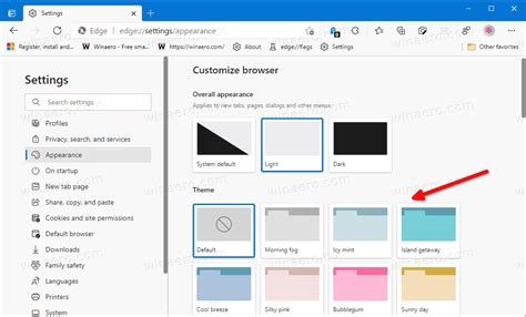 How To Change Color Theme In Microsoft Edge