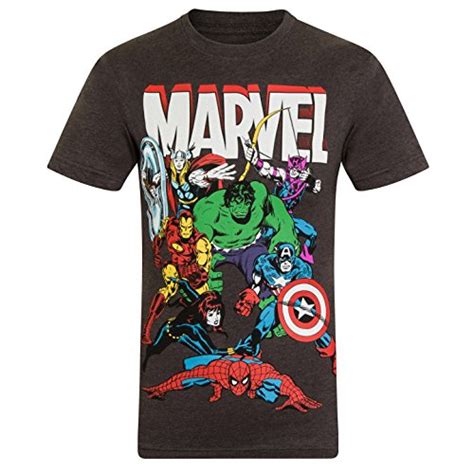 Buy Marvel Comics Official T Mens Character T Shirt Iron Man Thor