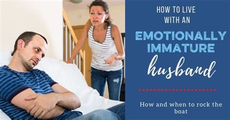 how do you live with an emotionally immature spouse bare marriage