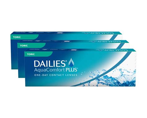 Focus Dailies Aqua Comfort Plus Toric 90 Pack Daily Toric Contact