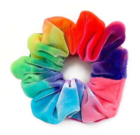 Velvet Tie Dye Scrunchie Neon Velvet Hair Scrunchies Tie Dye Etsy