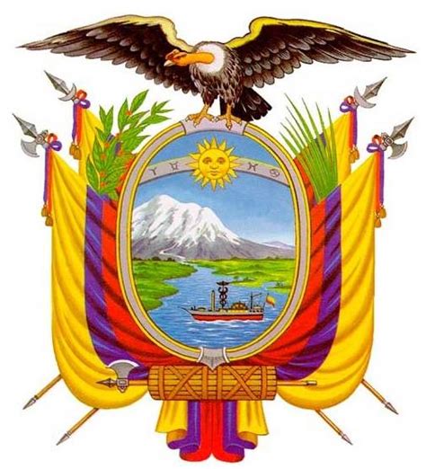 Imagen Del Escudo Del Ecuador Foto Escudo Del Ecuador Coat Of Arms