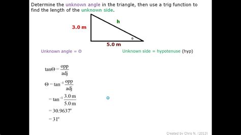 Using Sides To Find Angles In A Right Triangle Youtube