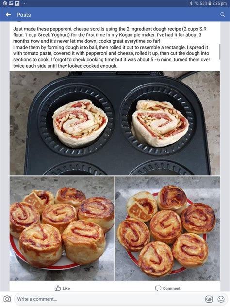 The pie maker stores conveniently in an upright position, saving bench and cupboard space. Pizza scrolls | Pies maker, Mini pie recipes, Mini pie maker