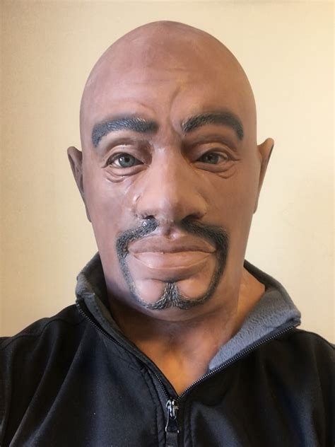 Realistic Black Man Male Latex Mask Disguise Halloween Fancy Etsy