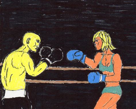 Mixed Boxing Wang Ho Vs Marianne Dubois By Andypedro On Deviantart