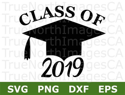 Graduation Svg Class Of 2019 Svg Graduation Cap Svg Etsy
