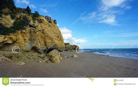 Oura Beach Stock Image Image Of Scenic Atlantic Summer 90144027