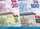 Trinidad and Tobago Dollar a New Series of Banknotes Stock Image ...