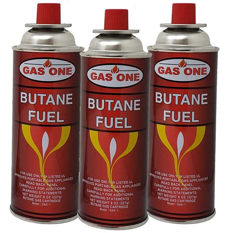 Butane Fuel Canisters For Portable Camping Stoves Gas Burners UL