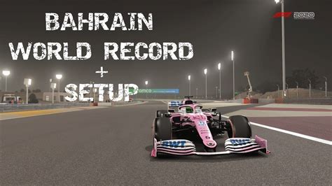 F1 2020 Bahrain World Record 123851 Setup Youtube