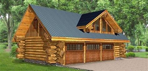 Log Cabin Garage Amazing Log Garages And Log Barns Floor Plans New