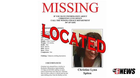 Update Missing Woman Has Been Located Abc 6 News