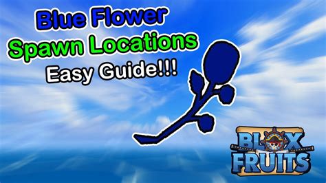 Blue Flower Spawn Locations Blox Fruits Beginner S Guide Youtube