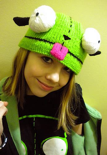 Ravelry Invader Zim Gir Knit Hat Pattern By Mei Lynne Travis