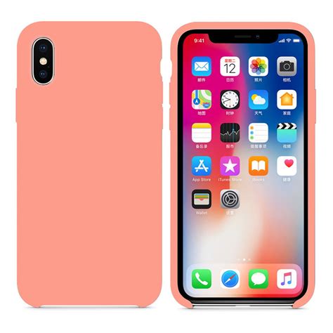 Iphone X Silicone Case，soft Touch Comfortable Grip