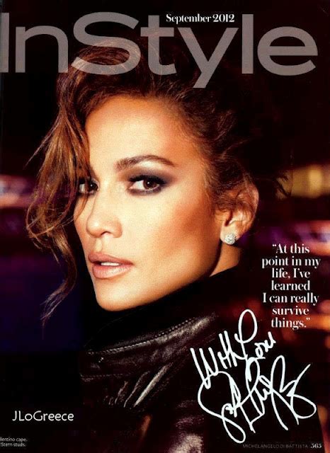 Smartologie Jennifer Lopez For Instyle Magazine September 2012 More