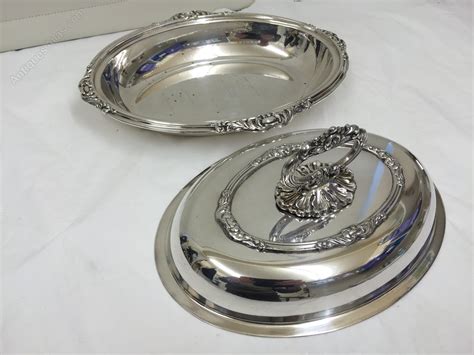 Antiques Atlas Antique Silver Plated Entree Dish And Cover