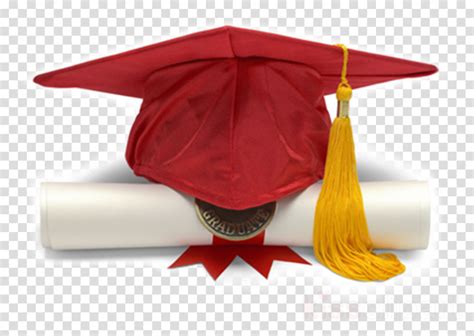 Download High Quality Graduation Cap Clipart Maroon Transparent Png