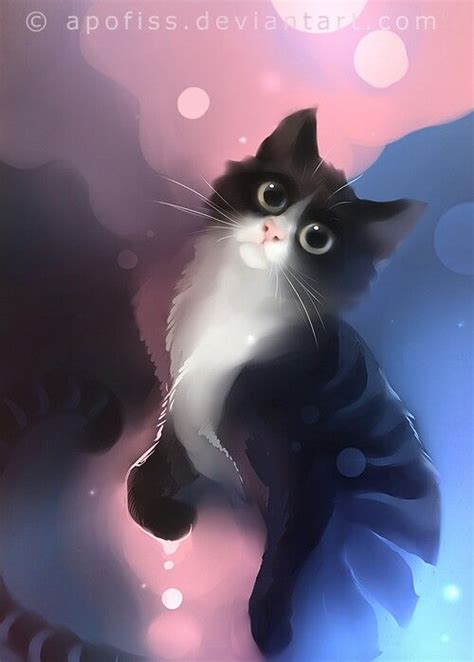 Apofiss Art Cats Illustration Cat Art Cat Painting