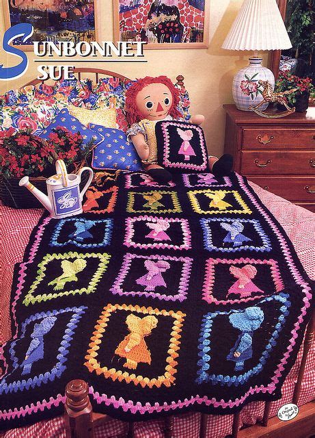 Sunbonnet Sue Crochet Afghan Pattern Annies Attic Afghan Crochet