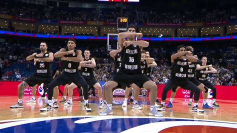 Video New Zealand Do The Haka At The Basketball World Cup World Cup