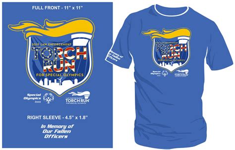 Torch Run Supporter Apparel Special Olympics Iowa