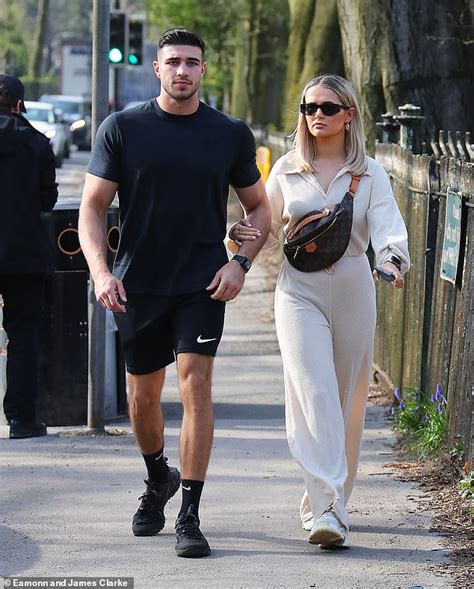 Molly Mae Hague Is Stylish In A Cream Jumpsuit As She Enjoys A Stroll With Beau