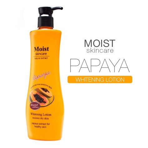 Papaya Moist Skincare Natural Extract Whitening Lotion Ml Shopee