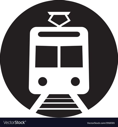 Train Icon Royalty Free Vector Image Vectorstock