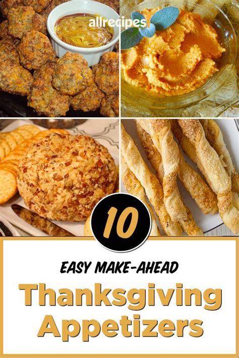 10 Easy Make Ahead Appetizers To Save You Time This Thanksgiving