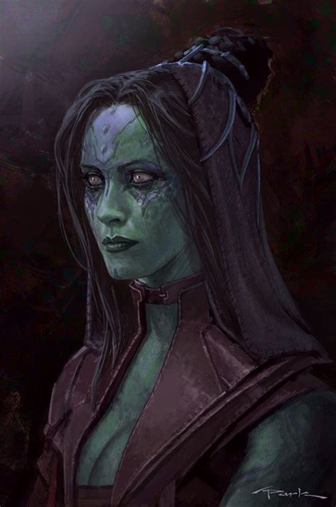 Gamora Guardians Of The Galaxy Digital Art Marvel