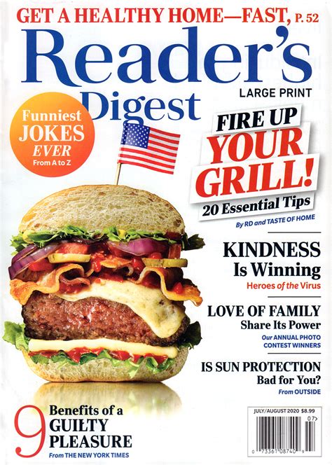 Readers Digest Large Print T Subscription Magazine