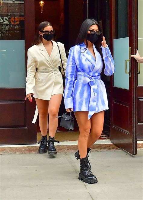 Addison Rae And Kourtney Kardashian Out In Downtown Manhattan Gotceleb