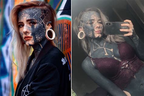Woman Covers 90 Of Body In Tattoos To Be Daddys Girl