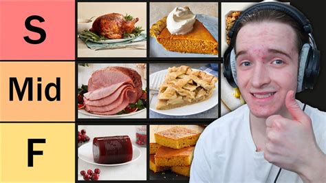 Thanksgiving Food Tier List Youtube