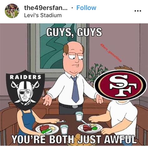 memes mock 49ers raiders ineptitude