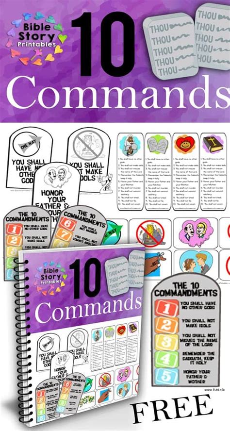 If you have little one's learning to letter, this is a great way to sneak in those ten commandments along the way! FREE Printable 10 Commandments Pack - Homeschool Giveaways