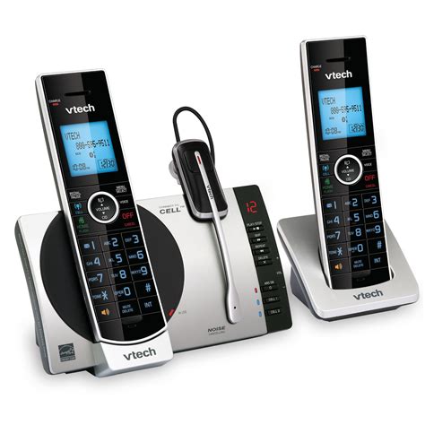 2 Handset Connect to Cell™ Answering System with Cordless Headset ...