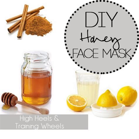 High Heels And Training Wheels Diy Honey Face Mask