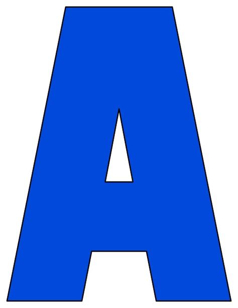 Use these free printable letter templates to make bunting and party decor, to create classroom decor or for school bulletin boards, use in craft project and all of these free letter templates are available for instant download following the links below. 8X10.5 Inch Royal Blue Printable Letters A-Z, 0-9