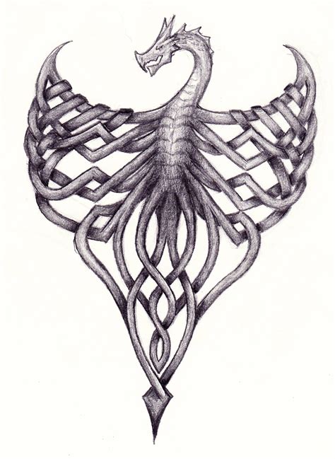 Celtic Knot Dragon By Lassofbadassery On Deviantart Celtic Knot