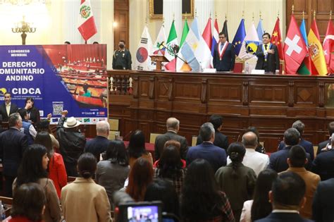 Se Inaugur En Lima El I Congreso Mundial De Derecho Comunitario Andino