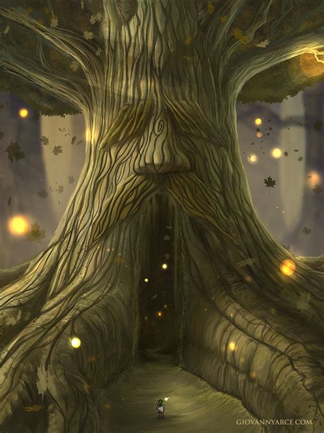 Deku Tree The Legend Of Zelda Ocarina Of Time By Giovannyarce On