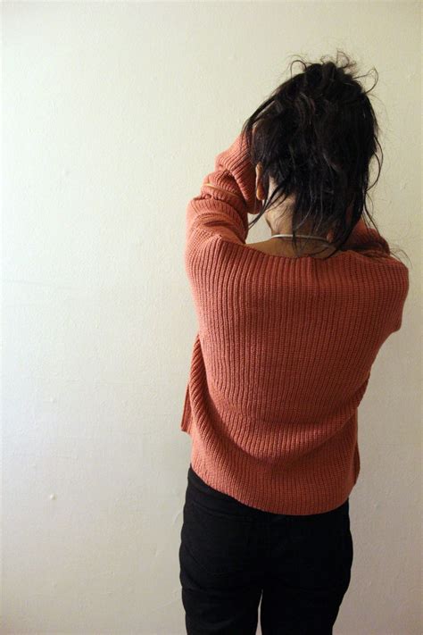 Orange Sweater Linda Tenchi Tran Orange Sweaters