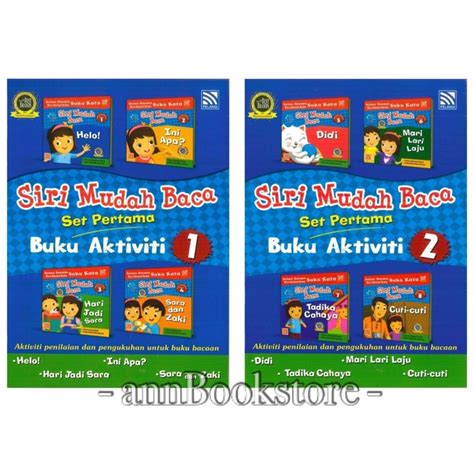 Abo Easy Read Series First Set Activity Book1 And Book2 Shopee Thailand