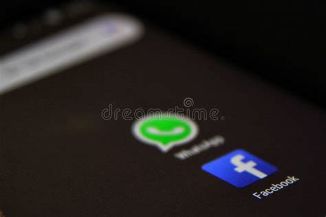 Facebook Icon On Mobile Phone Screen Editorial Photo Image Of