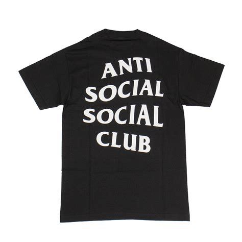 Assc White Logo T Shirt Black L Anti Social Social Club Touch