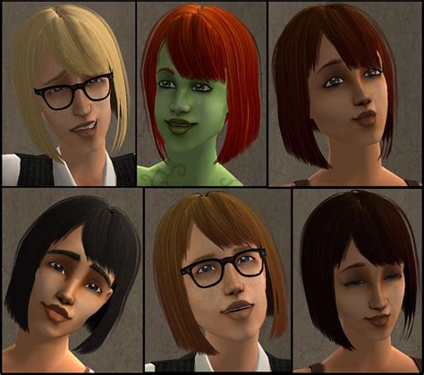 Mod The Sims 2 Maxis Match Sets Of New Sea Hair